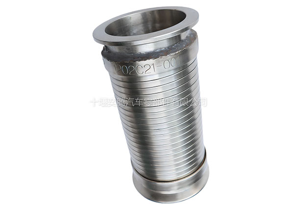 東風(fēng)猛士EQ2050消聲器金屬軟管總成1202C21-001越野汽車配件